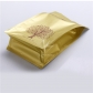 5 pcs 18x30cm Flat Bottom Foil Pet Food Packaging Brown Paper Resealable Bags for Nuts